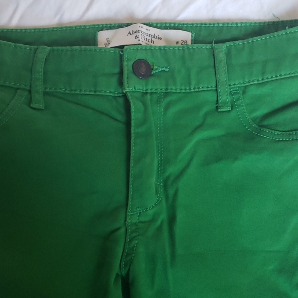 Abercrombie and Fitch Green Pants